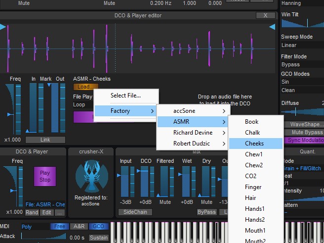 Sidechain GCO Modes