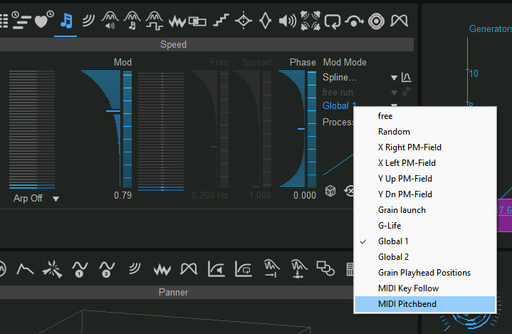 Sidechain GCO Modes