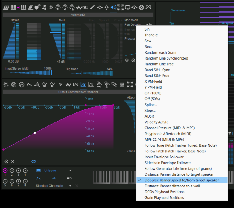 Sidechain GCO Modes