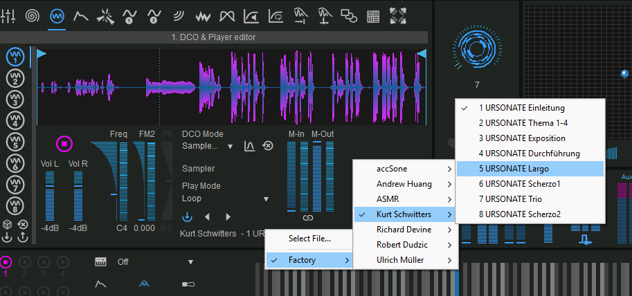 Grain Controlled MIDI (GCM)