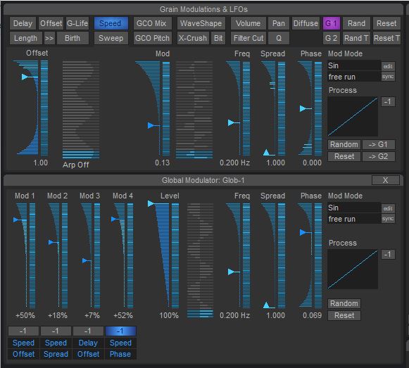 Grain Modulation Matrices GMMs