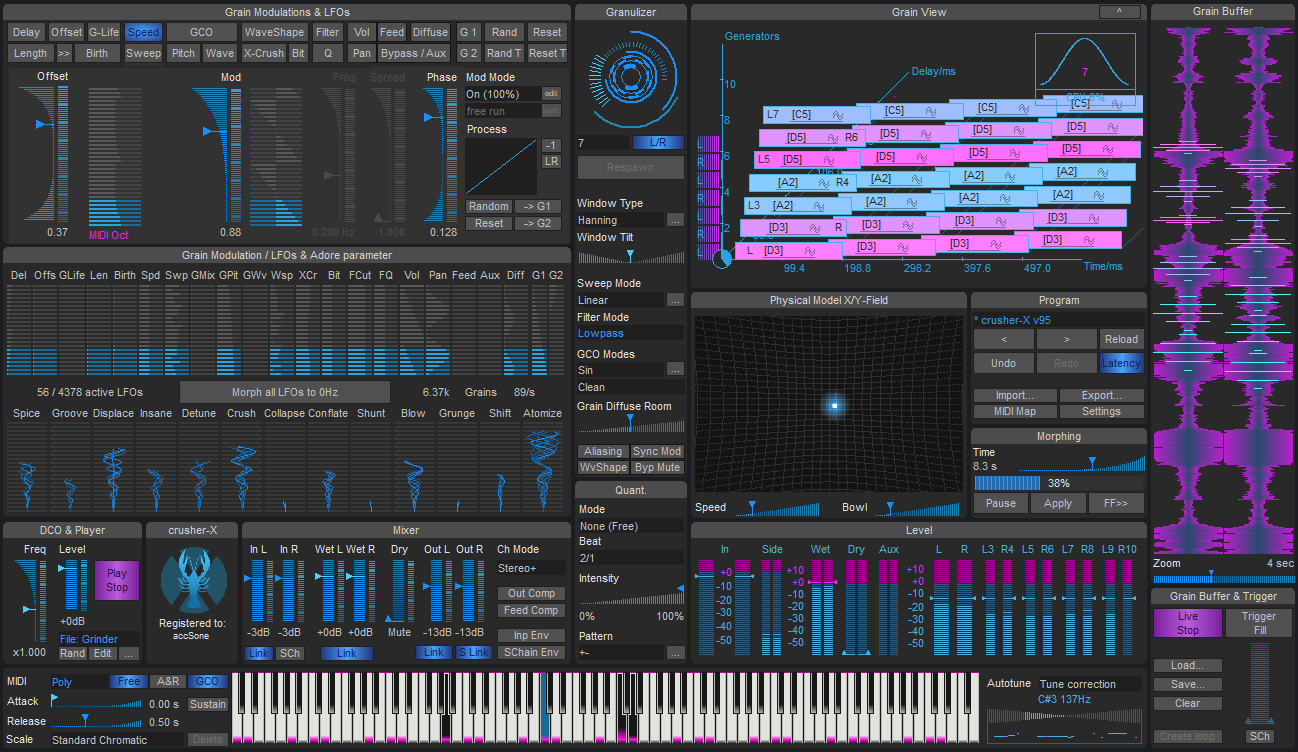 crusher-X key features