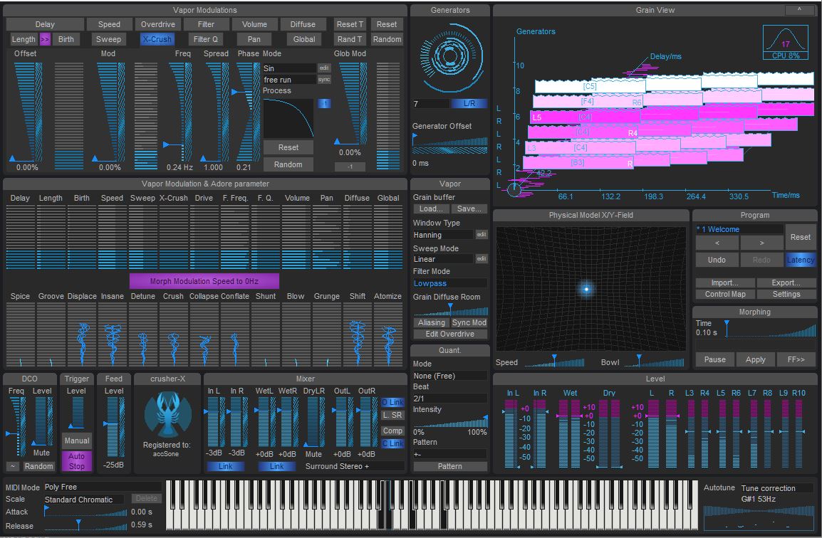 crusher-X screen